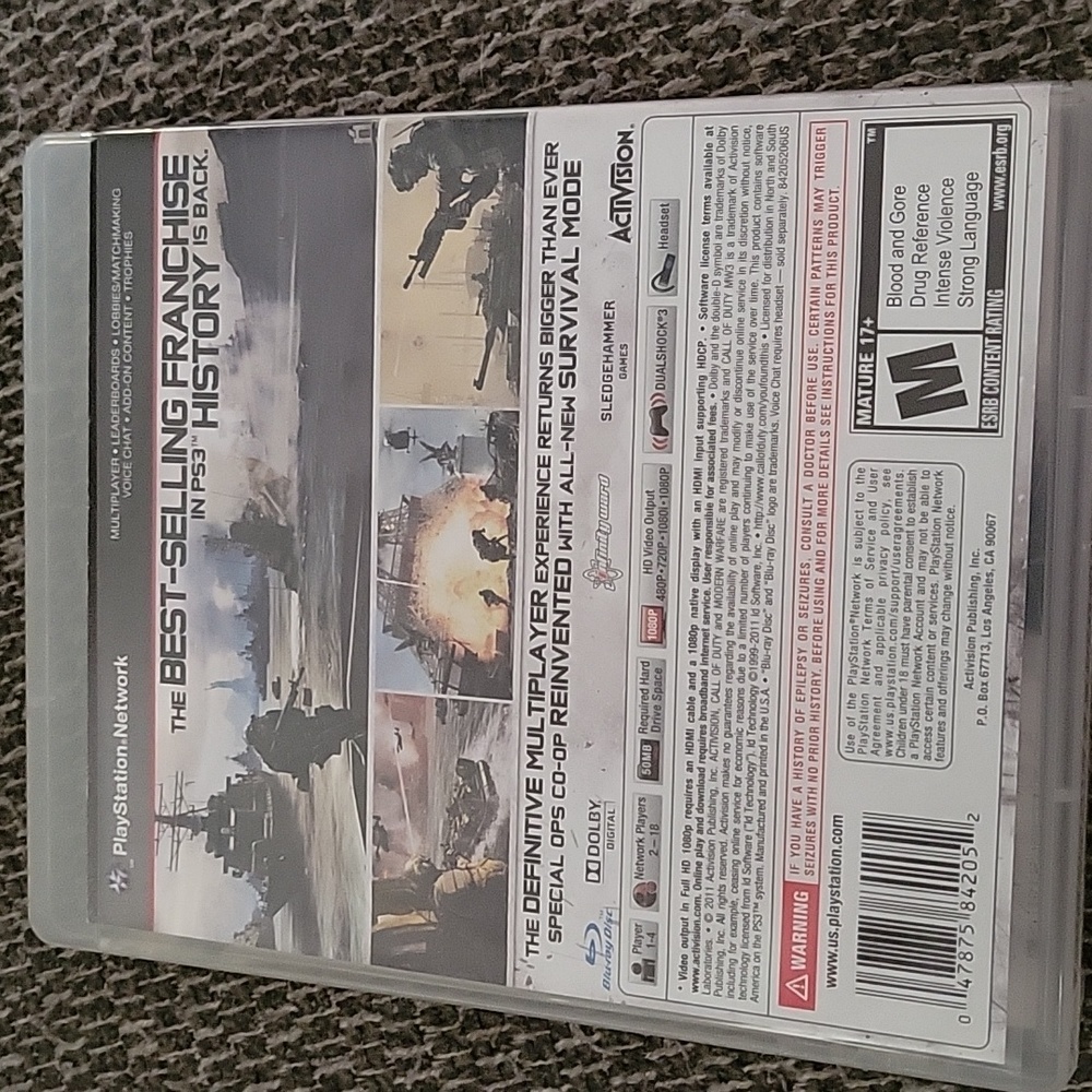 PS 3 GAMES COD MW3 BATTLEFIELD 3 LIMITED EDITION Video Games - Picture 8 of 12